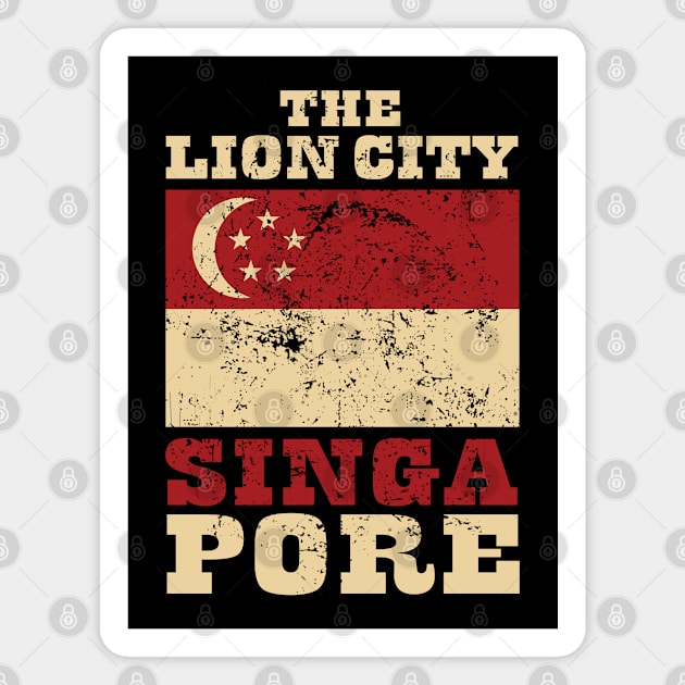 Flag of Singapore Magnet by KewaleeTee